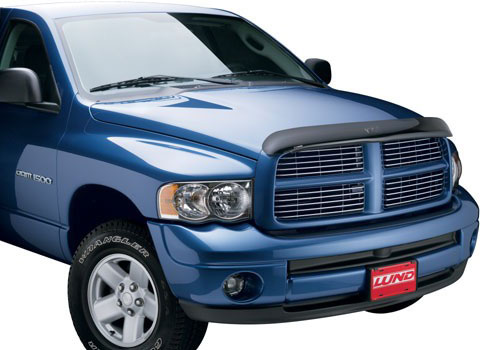 Lund Dark Smoked Interceptor Hood Deflector 02-05 Dodge Ram Lund Dark Smoked Interceptor Hood Deflector 02-05 Dodge Ram